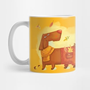 Autumn Dog Mug